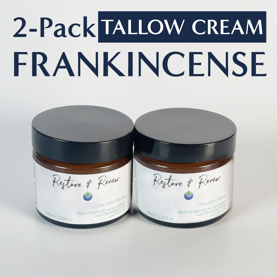 2-Pack Frankincense Restore & Renew Tallow Cream | FREE SHIPPING